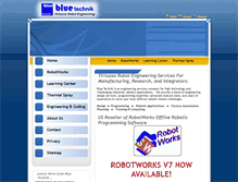 Tablet Screenshot of bluetechnik.com